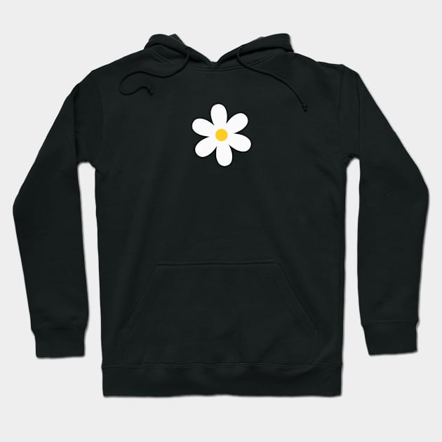 ysadinda_ Whie Daisy Hoodie by ysadinda_